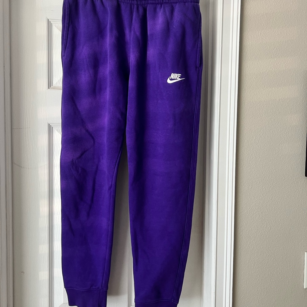 Nike Purple Sweatpants Relaxed Fit Joggers